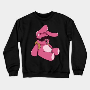 Cute Cartoon Pink Bunny Crewneck Sweatshirt